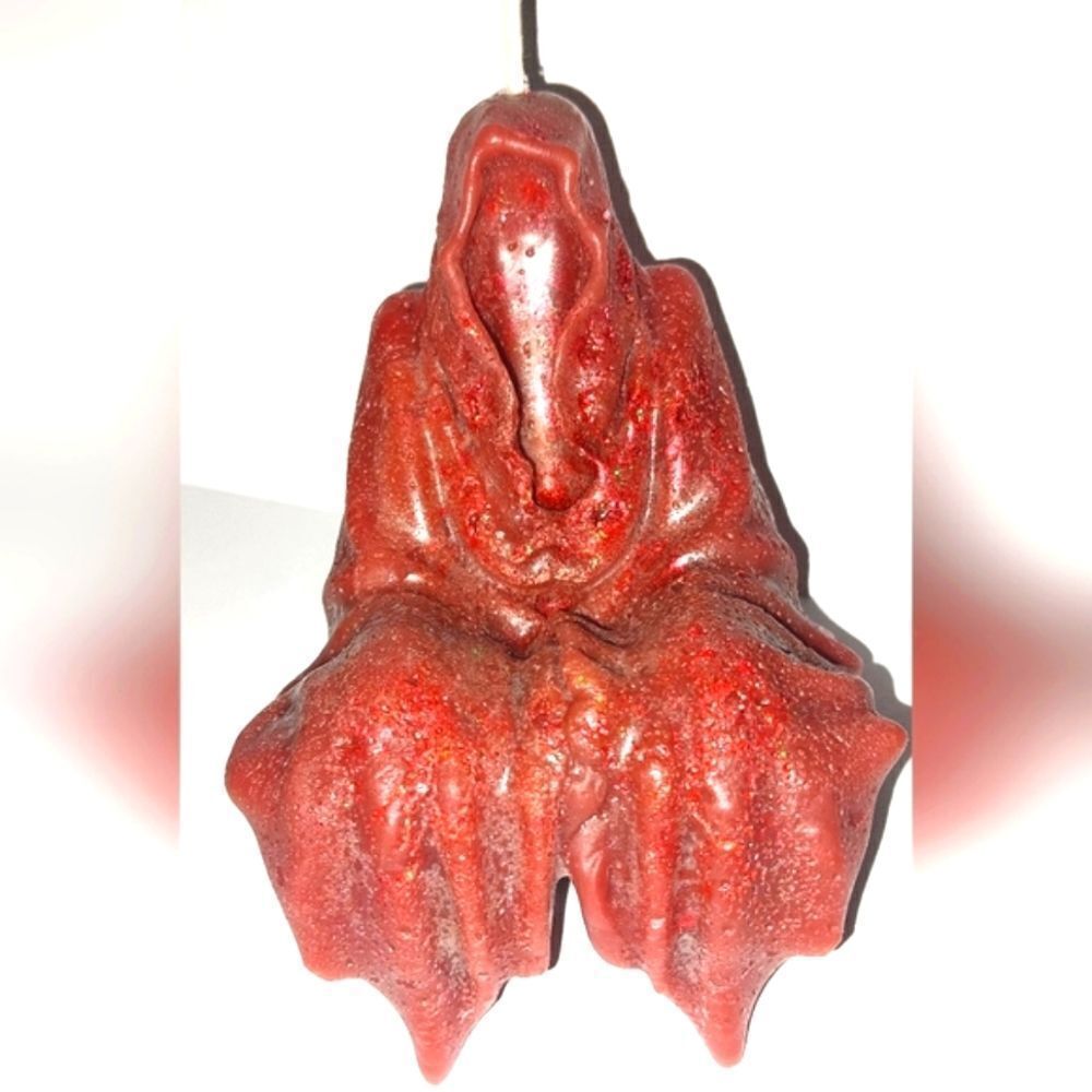 Hand crafted limited edition Grim reaper candle